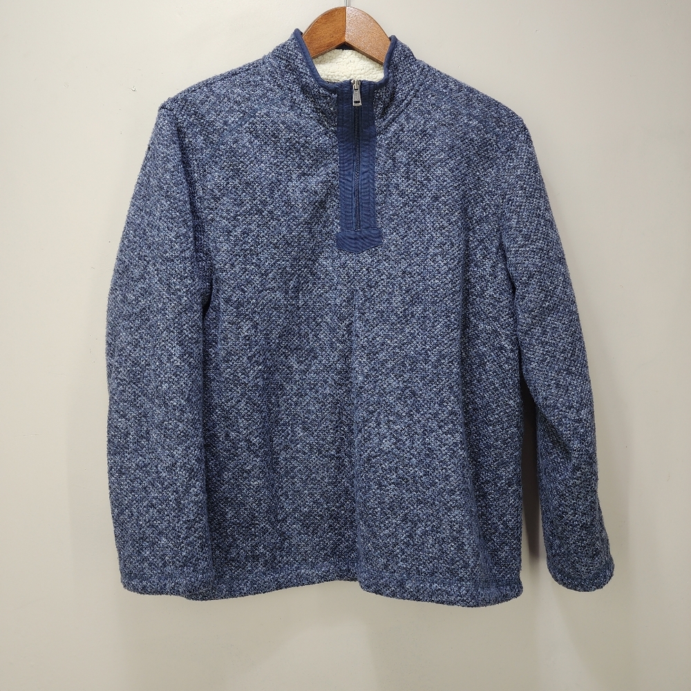 Orvis 1/4 Zip Sherpa Fleece Lined Pullover